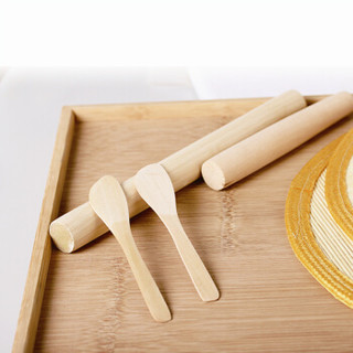 SIMELO（施美乐） 健康竹制饺子板加赠擀面杖套装
