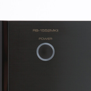 ROTEL 路遥 RB-1552MKII 音响 音箱 hifi高保真 后级功放 立体声后置功率放大器 130W/声道 平衡输入 黑色