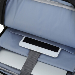 奥维尼 非凡系列 14英寸15.6英寸双肩背包 电脑包 大容量休闲商务旅游双肩背包BS-002-B 黑色