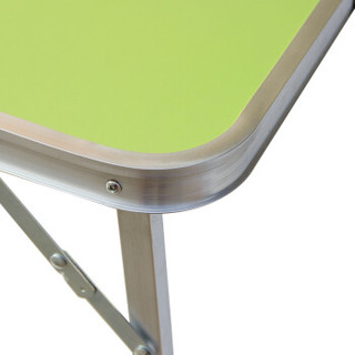 鲸伦 (KINGRUNNING) ZDZ041 便携式可折叠笔记本电脑桌 宿舍懒人桌 床上用小书桌 铝合金儿童餐桌 绿色