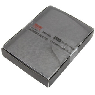 信发（TRNFA） TB-1-01 （黑色） 高级皮面卡皮包男女多卡位卡包 银行卡套 商务名片册名片夹时尚防消磁卡包