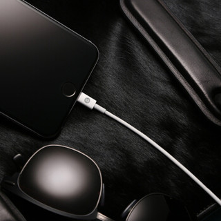 毕亚兹 苹果数据线Xs Max/XR/X/8/7手机快充充电器线USB电源线 1.2米 支持iPhone6s/8P/iPad K15白