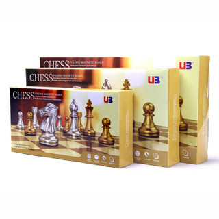 UB 4812A 磁性国际象棋 金银色旅游折叠加强版