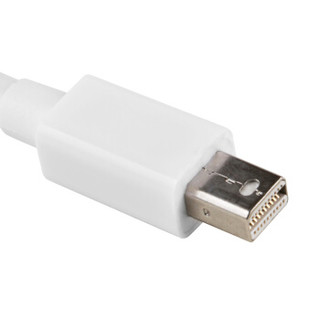 雷麦（LEIMAI）Mini DP转HDMI转换线 迷你Displayport高清线 苹果MacBook雷电接口接电视 白色