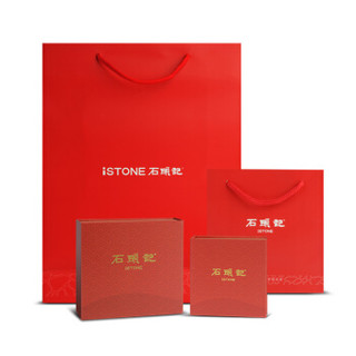 istone 石头记 348401212 红玛瑙吊坠925银项链 红玛瑙