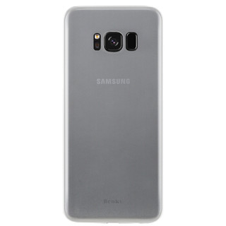 邦克仕（Benks）三星Galaxy S8+手机壳手机保护套 S8+磨砂全包保护壳 S8+保护壳 棒棒糖系列 透白色