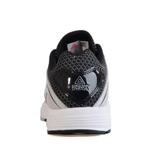 PEAK 匹克 男跑步鞋透气舒适防滑运动鞋  DH631201 浅灰/黑色 38码