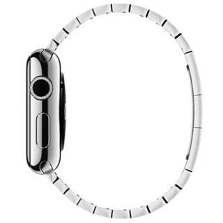 苹果Apple手表不锈钢表壳38毫米智能情侣款搭配链式表带－MJ3E2CH/A