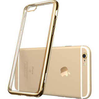 亿色（ESR）苹果iPhone 6 Plus/6s Plus手机壳/保护套 硅胶透明防摔软壳 初色晶耀系列 香槟金