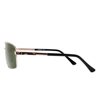 帕森（PARZIN）时尚偏光太阳镜 男士驾驶墨镜8100 金边框G15片