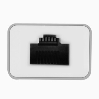 海乐（Haile）HU-301Y USB2.0有线百兆网卡 USB转RJ45网线接口 苹果Mac Pro笔记本外置网卡转换器 银色