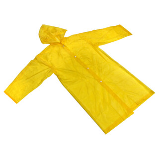 趣行 儿童雨衣/雨披 适合1.1-1.4米 PVC徒步垂钓旅游户外露营登山骑行戴帽 均码