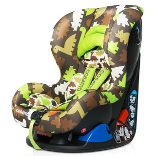 COSATTO英国儿童安全座椅汽车用0-4岁宝宝 双向安装 支持正反向可坐可躺安全带固定 HOOTLE小恐龙