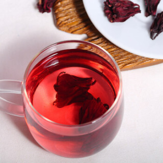 贡苑 茶叶 花草茶 洛神花茶 玫瑰茄花茶 50g/罐