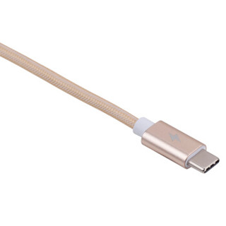 摩米士MOMAX Type-C数据线充电线 尼龙编织USB-C充电器电源线 支持华为小米三星荣耀等手机 1米香槟金