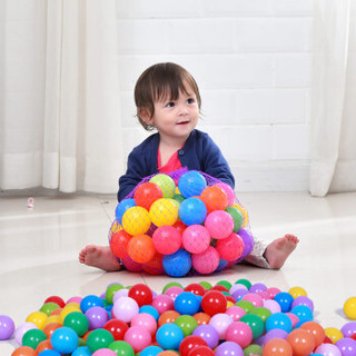 澳乐 海洋球儿童游戏屋球池波波球 健身玩具缤纷海洋球 可搭配球池围栏 6.5CM 80装 AL-H265080