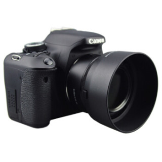 JJC 佳能ES-68遮光罩 50mm f/1.8 50mm F1.8 50 1.8 STM 三代新小痰盂镜头遮光罩 700D 750D 760D 70D 49MM