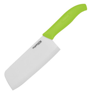 美瓷（MYCERA）陶瓷刀具套装四件套 大菜刀 切片刀 西瓜刀 削皮器（绿色）TE03F
