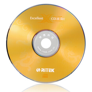 铼德（RITEK）CD-R空白光盘/刻录盘 X系列 52速700M 桶装50片