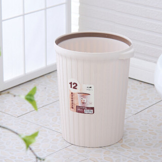 顺美 12L垃圾桶 圆形纸篓 简易欧式卫生桶 SM-2851
