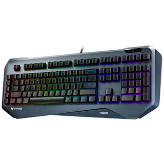 RAPOO 雷柏 V800S 108键 有线机械键盘 黑色 雷柏茶轴 RGB
