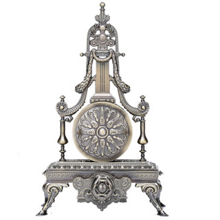 timess座钟 古典欧式静音创意客厅时钟居家钟表1796