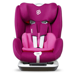 宝贝第一（Babyfirst）汽车儿童安全座椅 约9个月-12岁 ISOFIX接口 3C认证 铠甲舰队尊享版 石榴紫