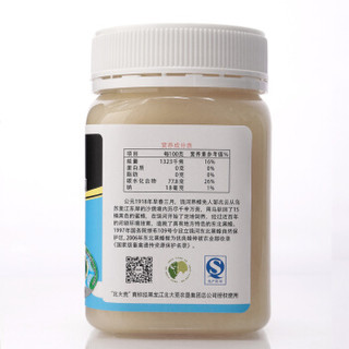 北大荒 东北黑蜂 1918系列 椴树雪蜜 纯蜂蜜500g