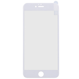 摩米士  iPhone 6s plus/6 plus钢化膜玻璃膜 全片幅覆盖 光面软胶包边 5.5英寸 白色