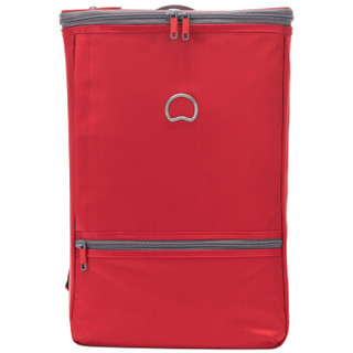 法国大使（Delsey）涤纶双肩背包电脑包红色时尚流行多功能00001460004