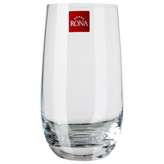 洛娜（RONA）无铅水晶水杯 茶杯 威士忌葡萄酒杯酒具 红酒具套装 六只装 （350ml*6）