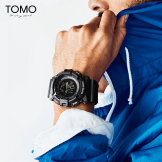 TOMO 天摩 尖峰系列 T102B01 男士电子手表