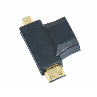 三堡（SANBAO） SH-DT03 新款HMDI1.4母 转Micro HDMI D TYPE迷你HDMI三合一转接头