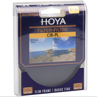 保谷（HOYA）uv镜 偏振镜 滤镜 82mm CIR-PL SLIM 超薄CPL偏振镜
