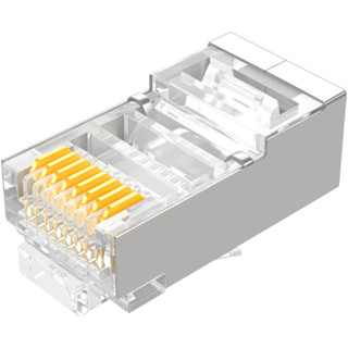 山泽(SAMZHE) 超五类网络屏蔽水晶头 超5类RJ45网络水晶头 8P8C电脑网线接头 Cat5e水晶头 30个 SJ-5530