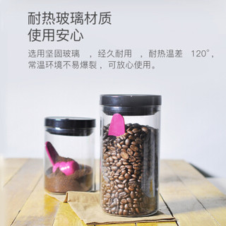 日本HARIO咖啡豆食品大号玻璃密封罐MCN