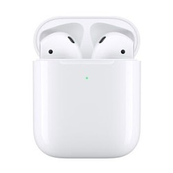 Apple 苹果 新AirPods（二代）无线蓝牙耳机 无线充电盒版 