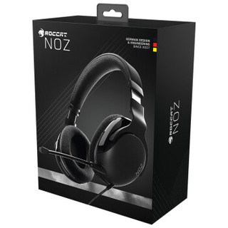 ROCCAT 冰豹 NOZ 耳机 (黑色、有线、3.5 mm)