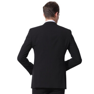 富绅Virtue 英伦时尚修身男士西服外套 YBF20213001 黑色 54