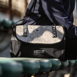 商品landcase 单肩包男包运动包休闲挎包手提包单车包 012蓝色