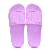 COQUi 酷趣 四季情侣家居浴室拖鞋 居家简约软底沙滩洗澡凉拖鞋女款 紫色38-39码 CQ5071