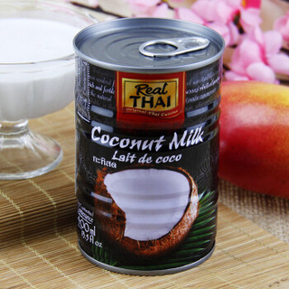 Real THAI 丽尔泰 泰国进口 丽尔泰 椰浆 泰国风味  浓椰浆 椰酱 400ml