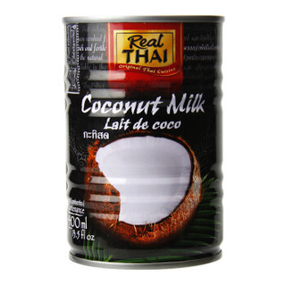 Real THAI 丽尔泰 泰国进口 丽尔泰 椰浆 泰国风味  浓椰浆 椰酱 400ml