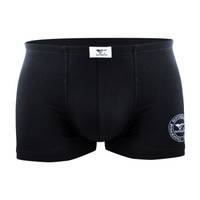 SEPTWOLVES 七匹狼 男士内裤 男平角裤兰精粘纤性感中腰莫代尔四角短裤头 94669 混色 M