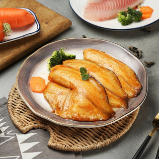 勤富 冷冻新奥尔良味鲷鱼片（罗非鱼排） 500g 4-5片 袋装 烧烤食材 海鲜水产