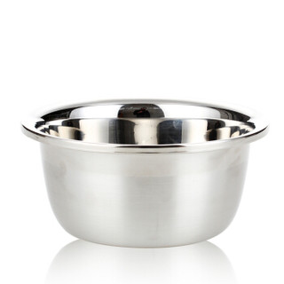 SIMELO（施美乐）厨房多用料理碗不锈钢盆筛调理盆30厘米（加厚）