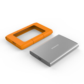 YottaMaster 2.5英寸USB3.0全铝笔记本移动硬盘盒SATA串口支持固态SSD、机械硬盘 苹果电脑 银色V1-U3