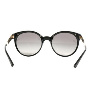 VERSACE 范思哲 女款黑色镜框金色镜腿灰色渐变镜片眼镜太阳眼镜 MOD.4330 GB1/11