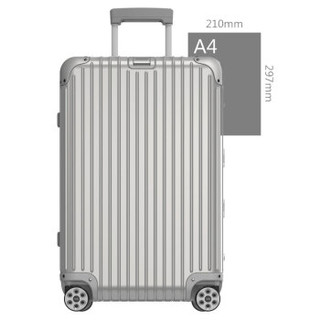 RIMOWA TOPAS ELECTRONIC TAG系列拉杆箱旅行箱 924.63.00.5 银色 26寸