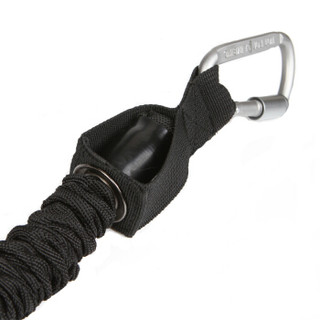 硬派力量训练弹力带拉力器拉力绳弹力绳健身绳皮筋拉力带健身器材单根装60磅黑色